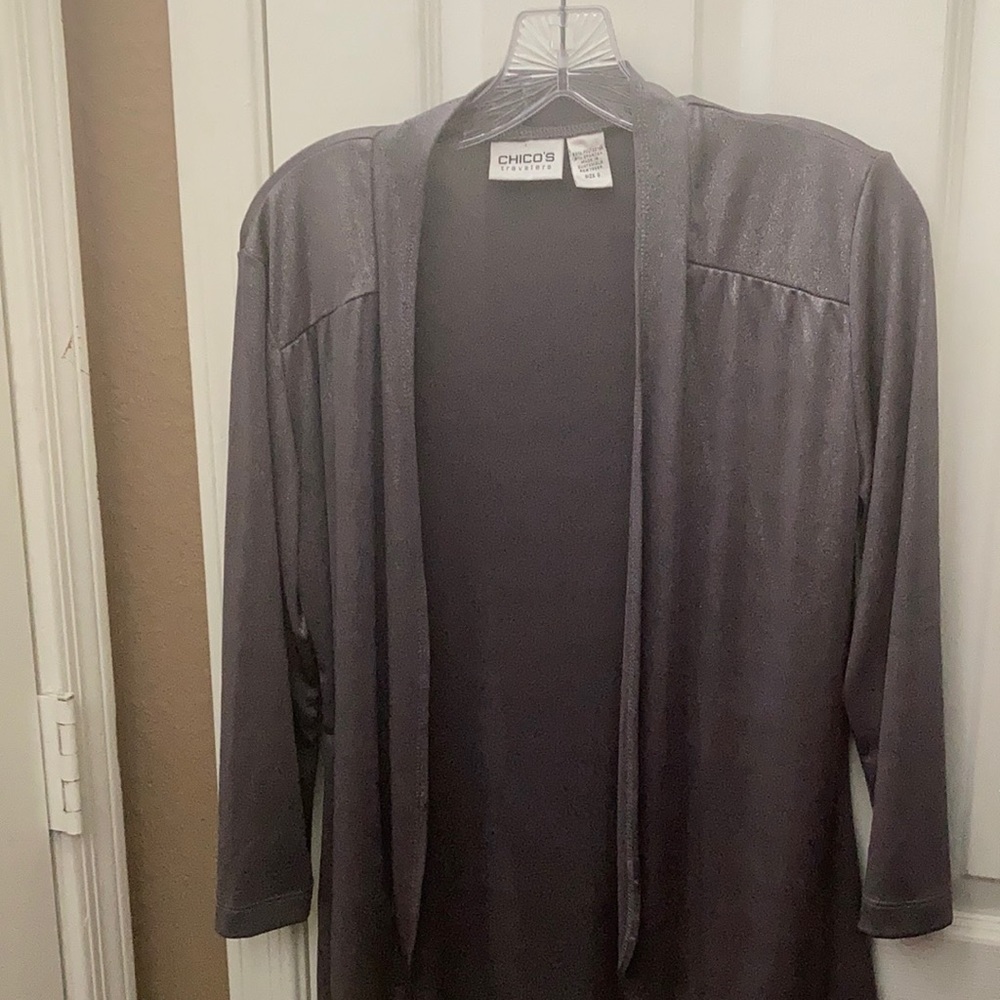 FINAL MARKDOWN Chico’s travelers open front cardigan 0 small 4